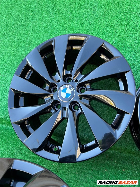 R17 5x120 Original Bmw style 381 - Styling 381 - 7.5J ET43 Black Mirror  7.5x17 gyári alufelnik 4. kép