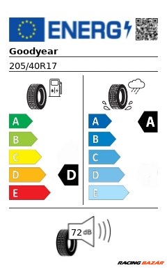 Goodyear Eagle F1 Asymmetric 5 XL FP 205/40 R17 84W nyári gumi 2. kép