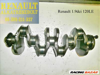 Renault 1.9dci (120Le) főtengely 