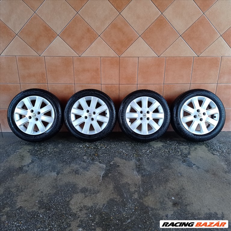 NISSAN MICRA 15" ALUFELNI 4X100 NYÁR 175/60R15 GUMIVAL OLCSÒN!!!! 1. kép