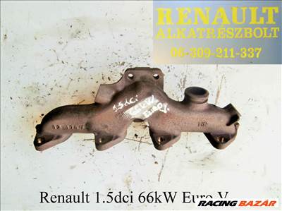 Renault 1.5dci (66kW) (EuroV) leömlő, kipufogócsonk 