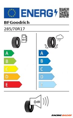 BFGoodrich Mud Terrain T/A KM3 RBL 285/70 R17 121Q off road, 4x4, suv nyári gumi 2. kép