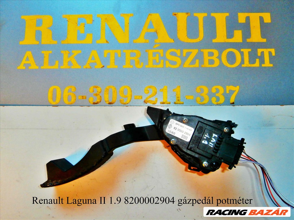 Renault Laguna II 1.9 gázpedál potméter 8200002904 1. kép