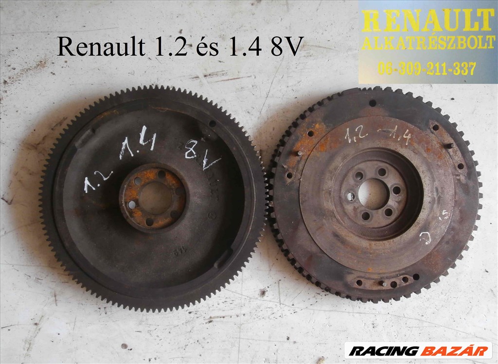 Renault 1.2 és 1.4 8V szimplatömegű lendkerék  1. kép