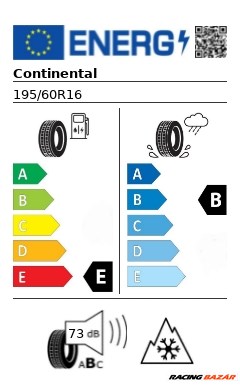 Continental VanContact Winter 195/60 R16C 99T kisteher téli gumi C 2. kép