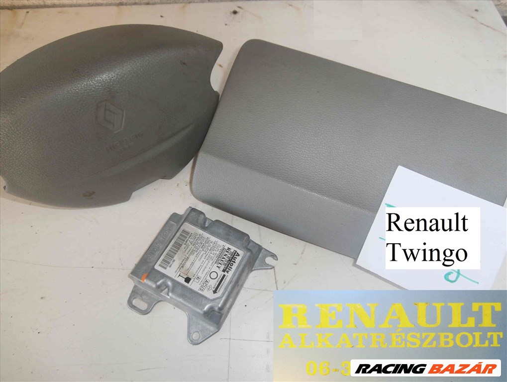 Renault Twingo ('01-től) légzsák air bag szett  1. kép