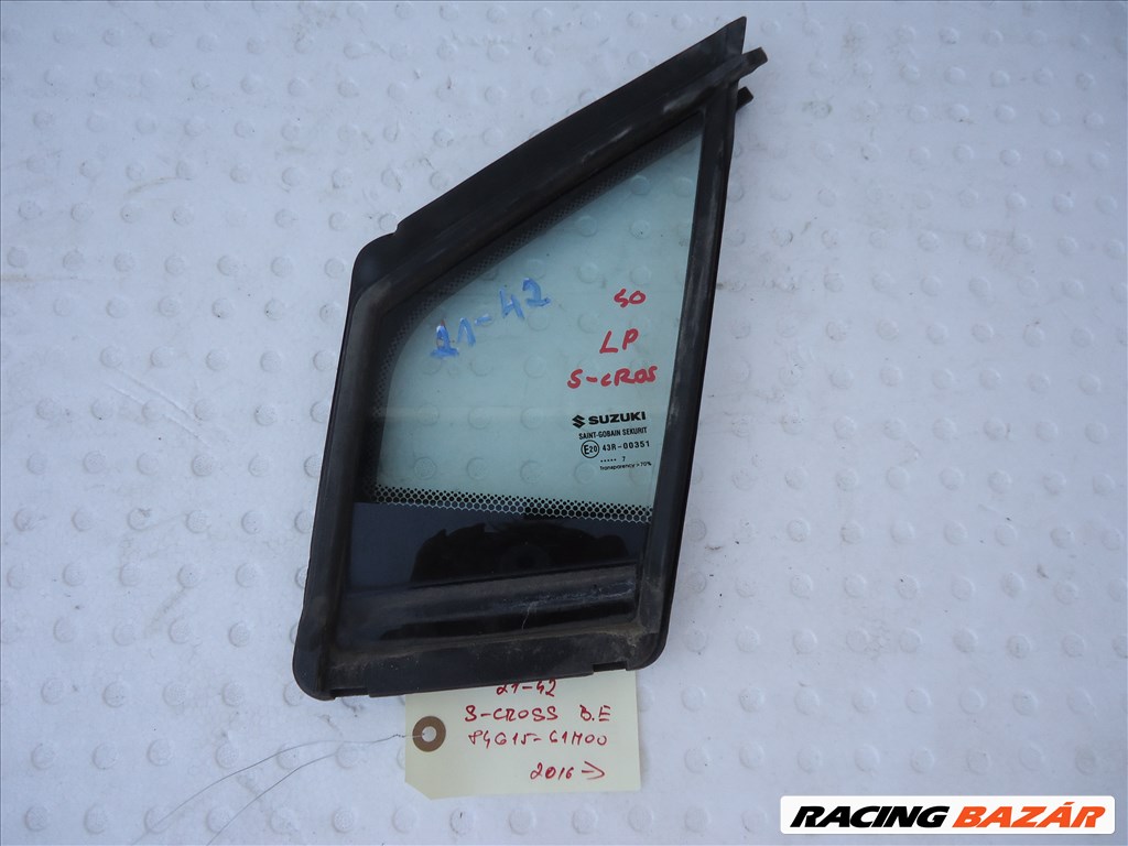 Suzuki S Cross bal első fix ablaküveg 8461561m00 1. kép