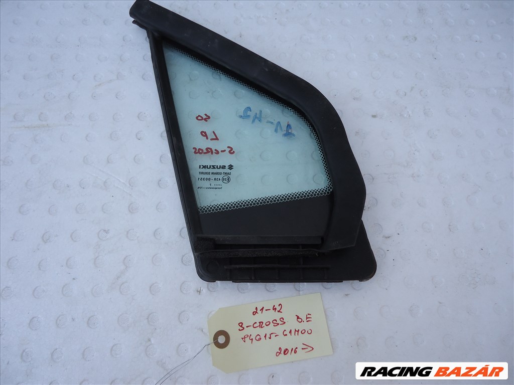 Suzuki S Cross bal első fix ablaküveg 8461561m00 3. kép