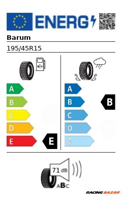 Barum FR BRAVURIS 5HM 195/45 R15 78V nyári gumi 2. kép