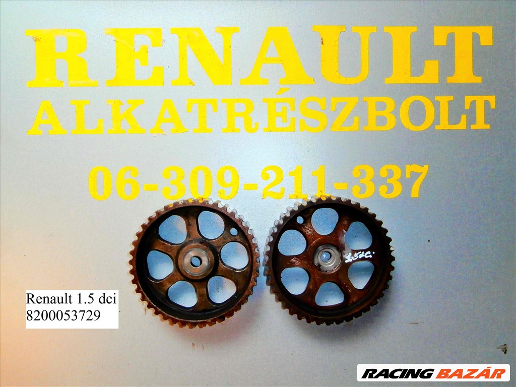 Renault 1.5dci 8200053729 vezérműkerék  1. kép