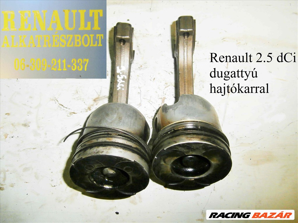 Renault 2.5dCi dugattyú  1. kép