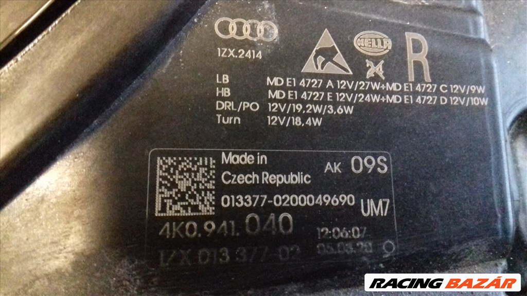 Audi A6 (C8 - 4K) C8 - 4K Fulled fényszoró 4ko941040 2. kép