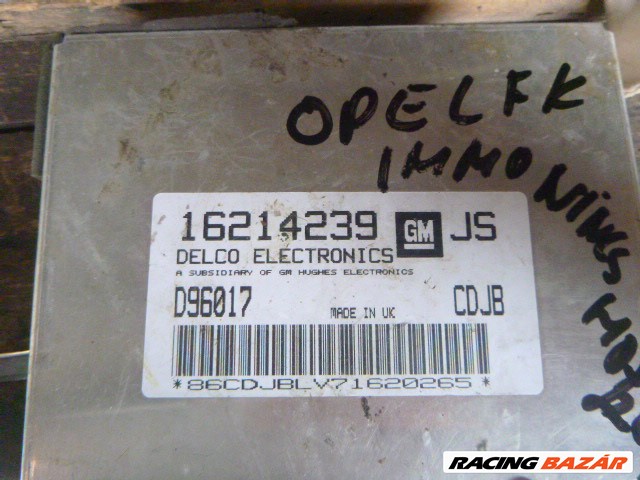 Opel Astra F BENZINES motorvezérlő 16214239 JS     16214239js 1. kép