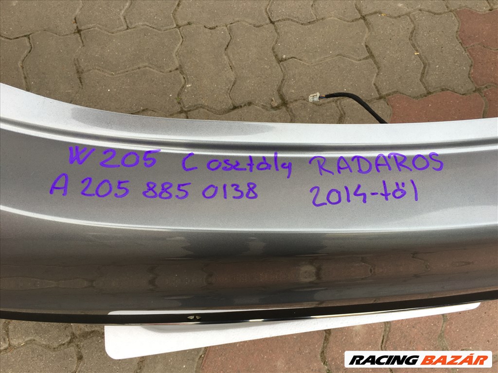 Mercedes W 205 C osztály hátsó lökhárító a2058850138 4. kép