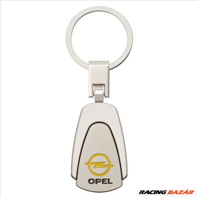 Opel feliratos fém kulcstartó