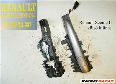 Renault Scenic II külső ajtó kilincs 