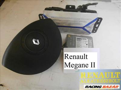 Renault Megane II komplett légzsák air bag szett 
