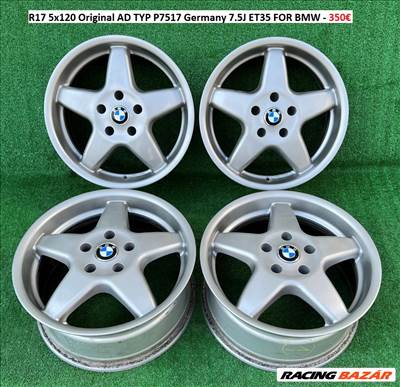 R17 5x120 Original AD TYP P7517 Germany 7.5J ET35 FOR BMW / 7.5x17 felni, alufelni szett 