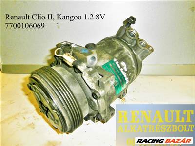 Renault Clio II, Kangoo 1.2 8V 7700106069 klímakompresszor 