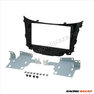 Hyundai i30 (GD) 2012.03-> 2DIN Fekete Autórádió beépítő keret