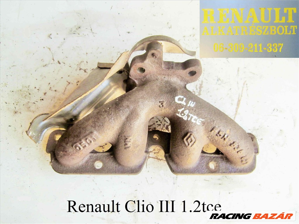 Renault Clio III 1.2tce leömlő, kipufogócsonk  1. kép