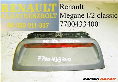 Renault Megane I/2 classic 7700433400 pótféklámpa 
