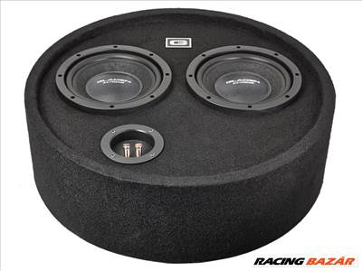 Gladen Audio RS 08 Round Box DUAL subwoofer zárt ládában