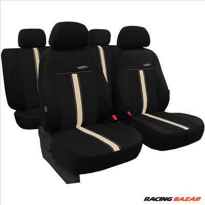 Univerzális fekete-bézs üléshuzat GTR