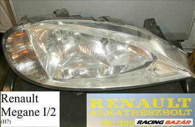 Renault Megane I/2 jobb (H7) fényszóró 