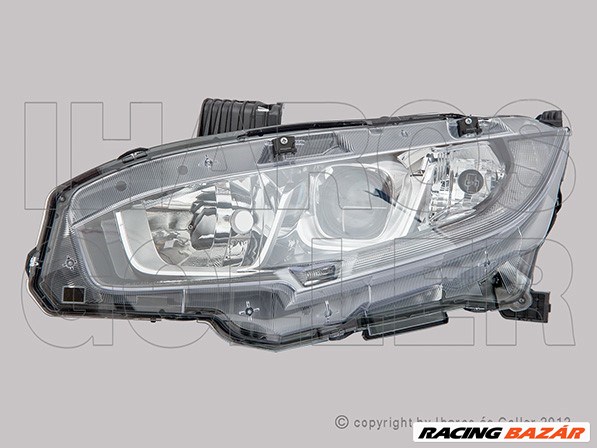 Honda Civic 2015-2021 - FSZ H11/HB3+LED bal, 4/5a. (motorral) DEPO 1. kép