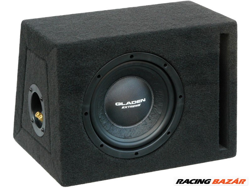 Gladen Audio RS 08 Extreme BR autóhifi subwoofer reflex ládában 1. kép