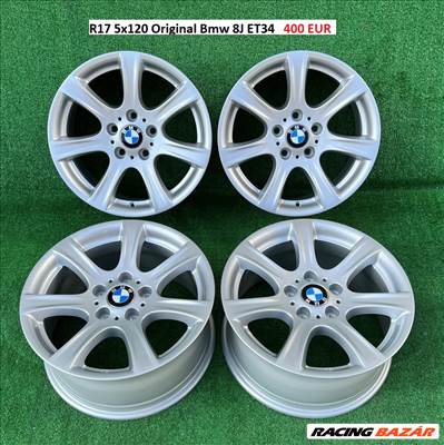 R17 5x120 Original Bmw 8J ET34 / 8x17 gyári új felnik, eredeti alufelni szett