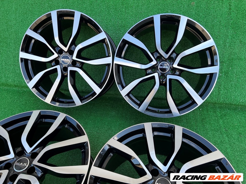 R21 5x112 Original MAK MIDLANDS  BLACK MIRROR 8.5J ET40 NEW / 8.5x21 új alufelnik, új felnik 3. kép