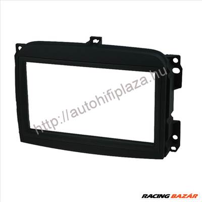 Fiat 500L 2012- 2DIN autórádió beépítőkeret FEKETE