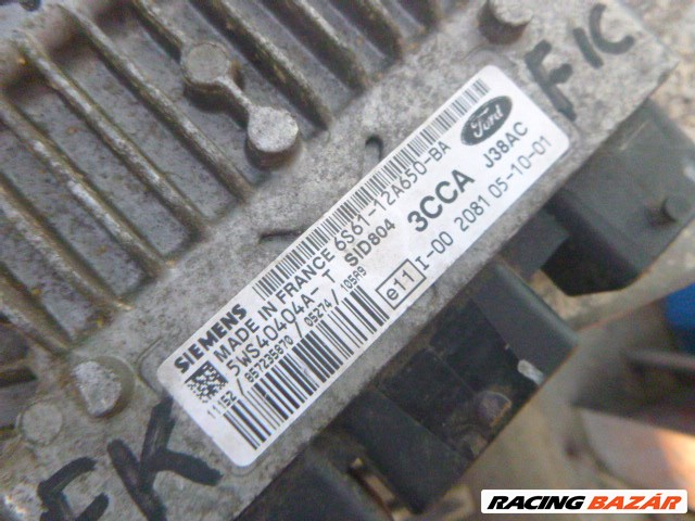 Ford Fusion 2005 , 1,4,TDCI (J4) motorvezérlő, KULCS  chippel, immoval  SID 804 6s6112a650ba 1. kép