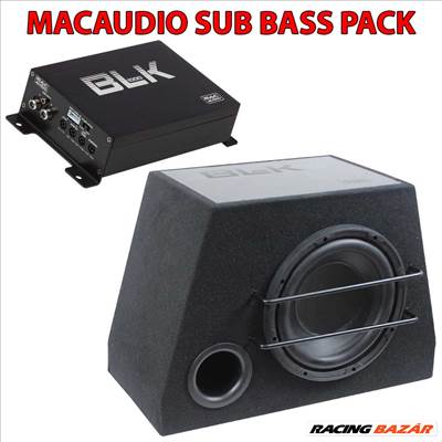 BLK SUB BASS csomag &amp;#8211; BLK 1000 autóerősítő + BLK SUB25 Bass Reflex láda