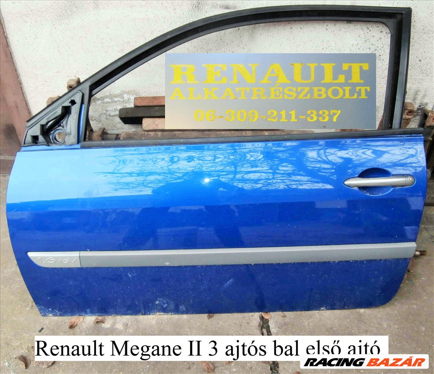 Renault Megane II 3 ajtós bal első ajtó  1. kép