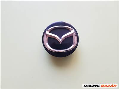 Mazda 52mm FEKETE (D07A 37 190 K3954) gyári alufelni felnikupak, felniközép, felni kupak közép