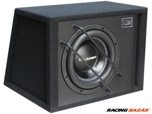 Gladen Audio SQX 08 VB autóhifi subwoofer reflex dobozban 1. kép