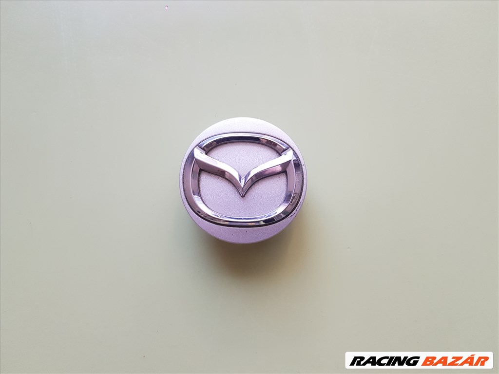 Mazda 52mm EZÜST (D07A 37 190 K3954) gyári alufelni felnikupak, felniközép, felni kupak közép 1. kép