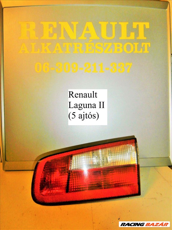 Renault Laguna II (5 ajtós) bal hátsó lámpa 1. kép