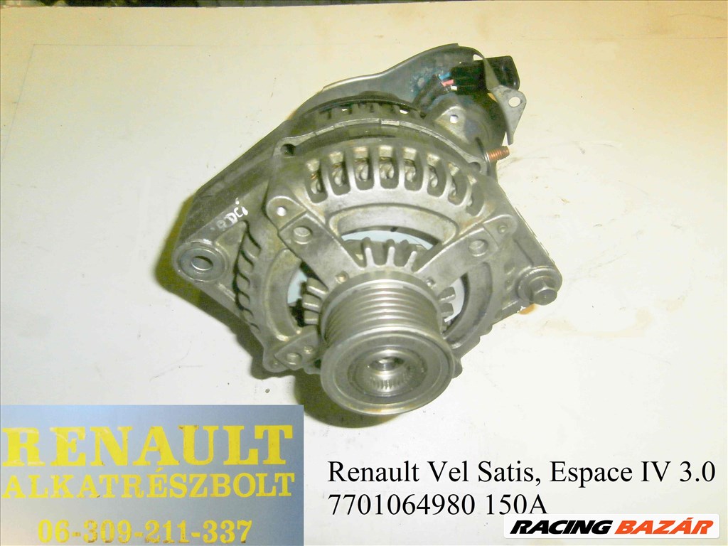 Renault 3.0 7701064980 (150A) generátor  1. kép