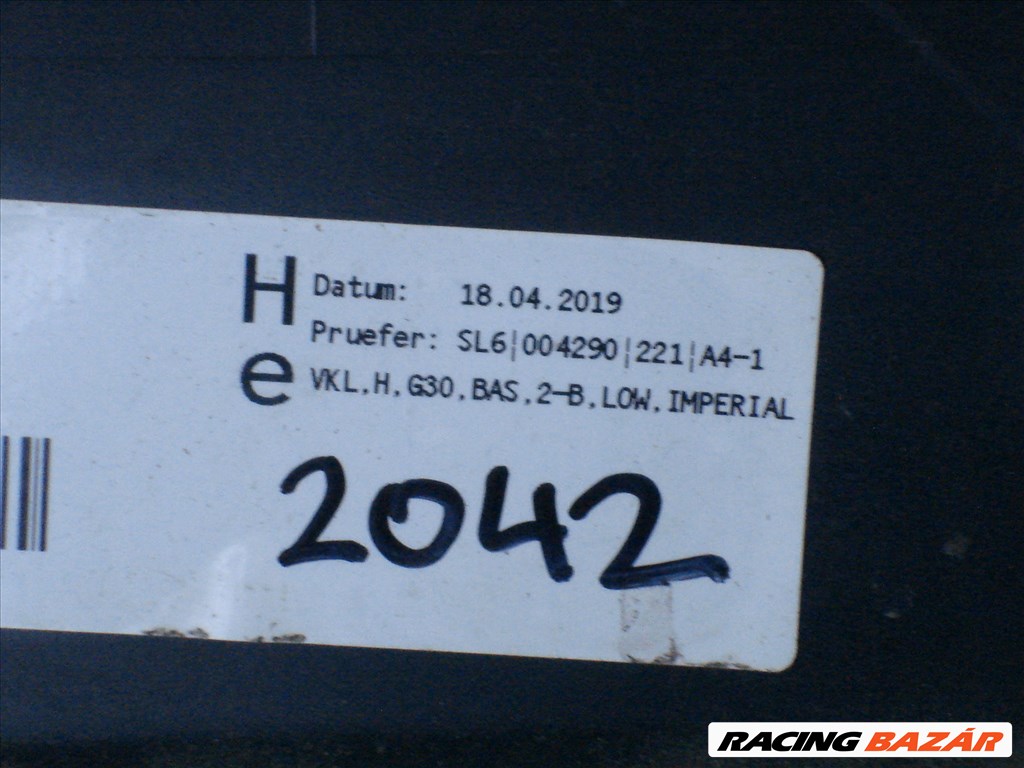BMW 5-ös G30 6 radaros hátsó lökhárító 51127387294 2017-től 5. kép
