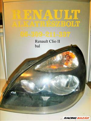 Renault Clio II bal fényszóró 