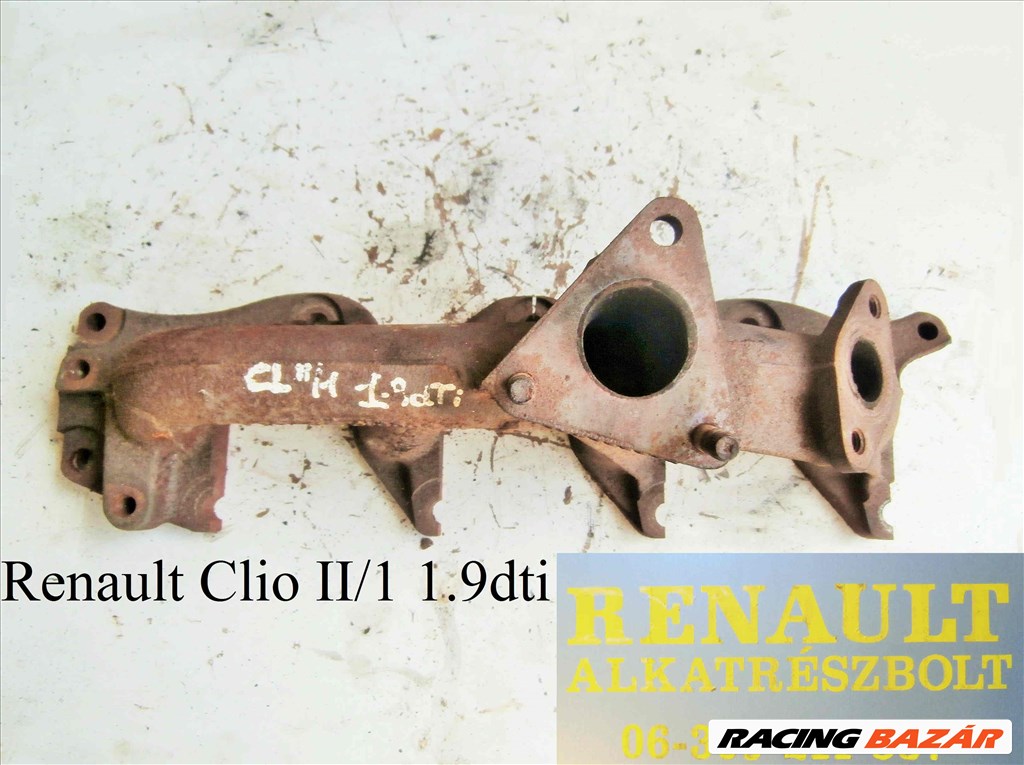 Renault Clio II/1 1.9dti leömlőm kipufogócsonk  1. kép