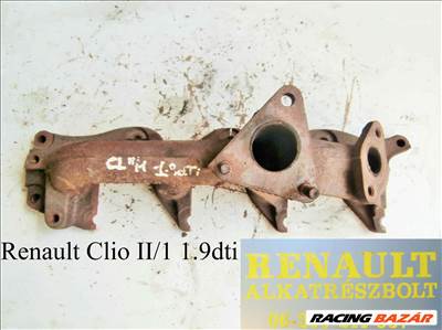 Renault Clio II/1 1.9dti leömlőm kipufogócsonk 