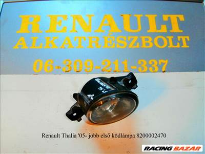 Renault Thalia 8200002470 jobb első ködlámpa