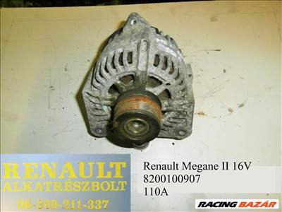 Renault Megane II 16V (110A) 8200100907 generátor 
