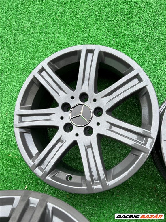 R16 5x112 Original Mercedes 7concave Spoke - 7J ET38 - A212 401 1702  Antracit /7x16 új gyári felni 2. kép