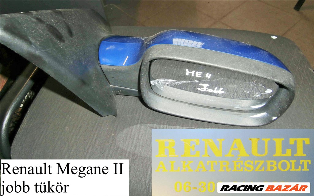 Renault Megane II jobb visszapillantó tükör  1. kép